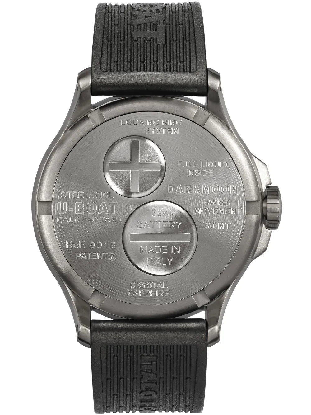 U-Boat 9018/B Darkmoon Mens Watch Capsoil 40mm SS 5ATM