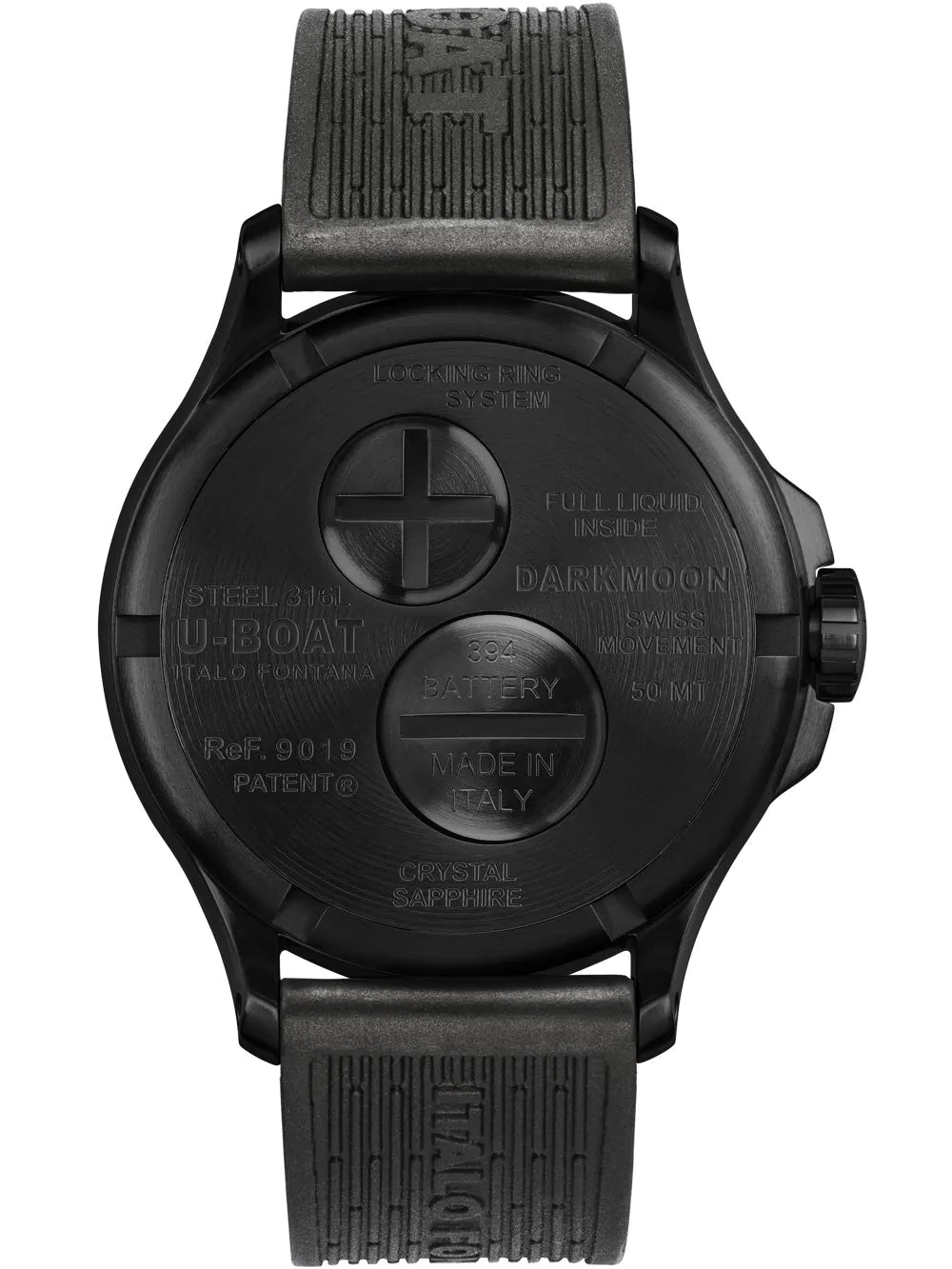 U-Boat 9019/B Darkmoon 40mm IPB 5ATM