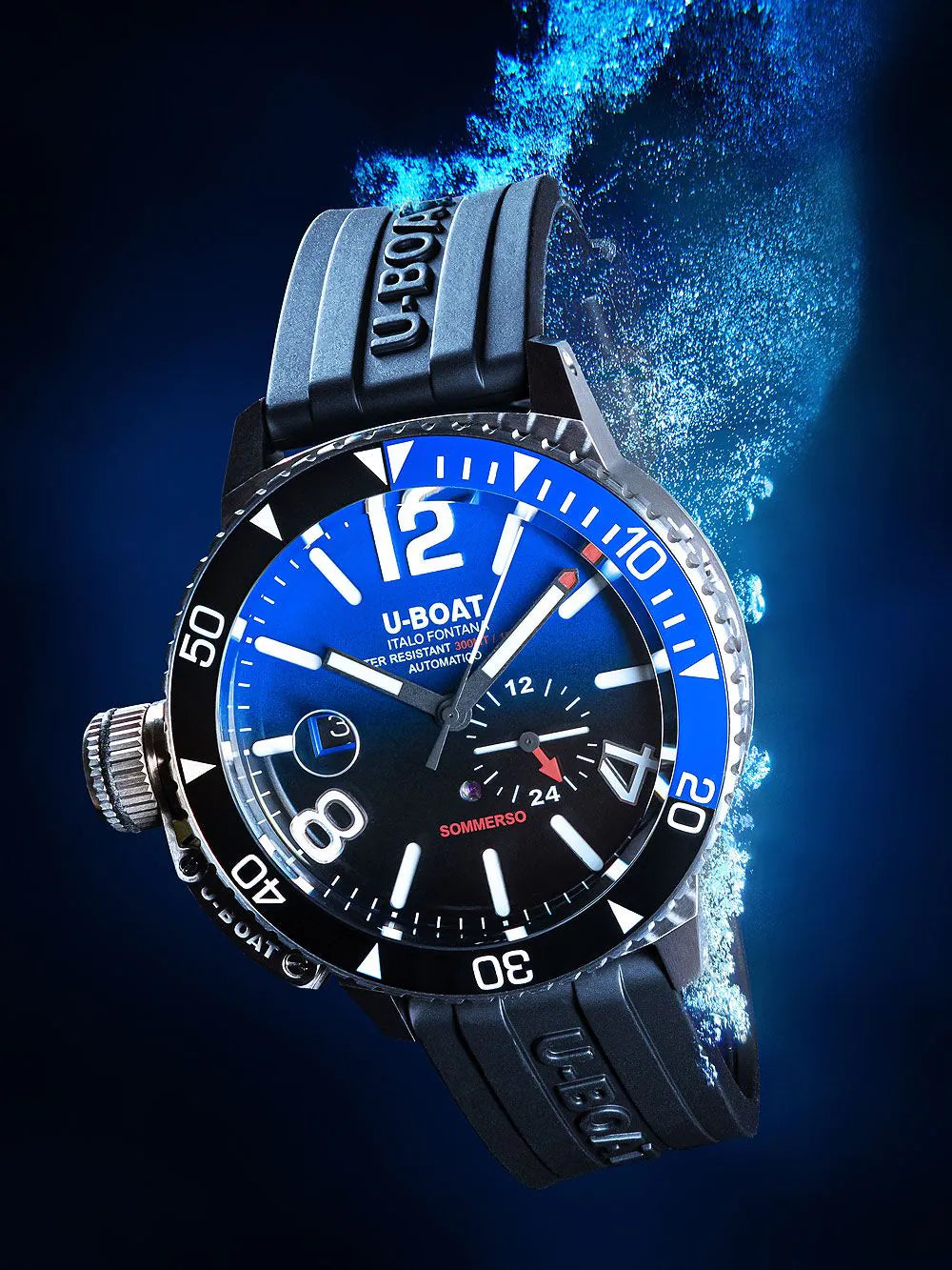 U-Boat 9519 Sommerso Automatic Mens Watch 46mm 30ATM