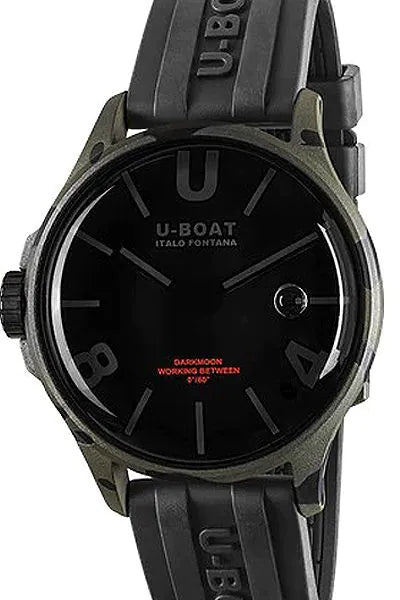 U-Boat 9552 Darkmoon Grey Camouflage Mens Watch 40mm 5ATM