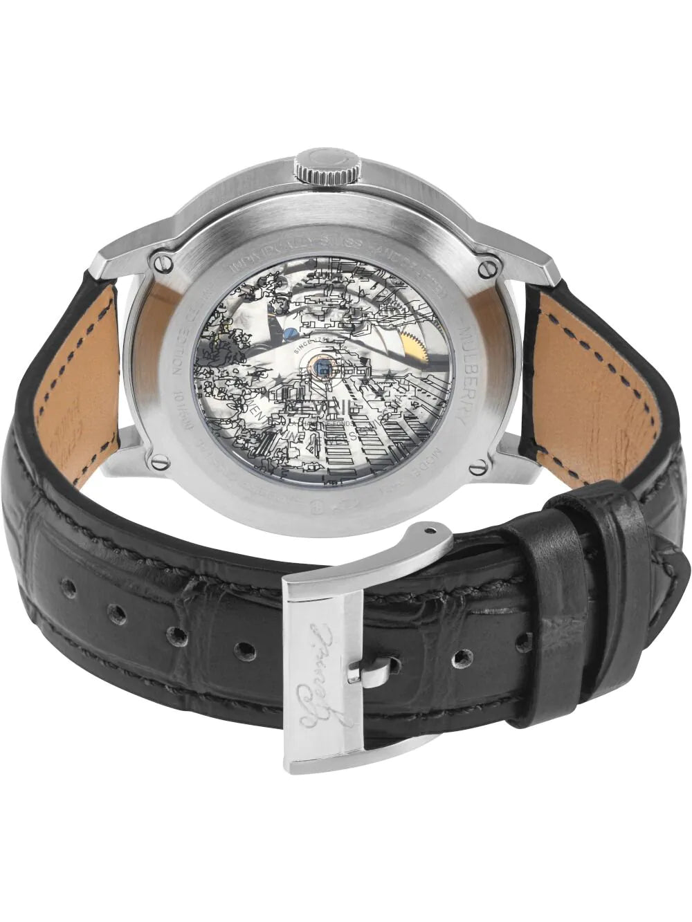 Gevril 9621 Mens watch Mulberry Automatic 42mm 5ATM