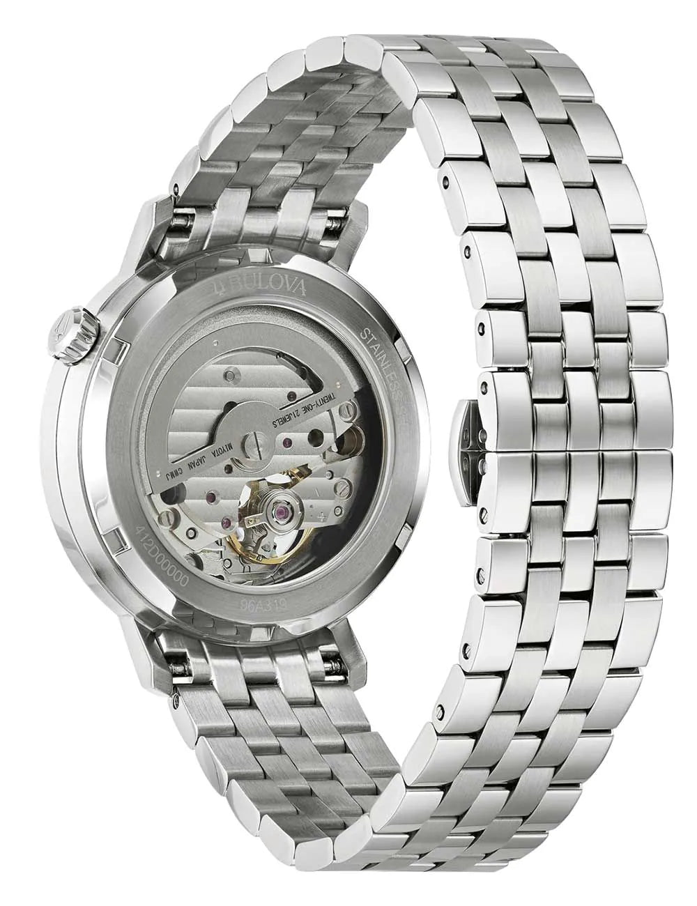 Bulova 96A319 Mens Watch Aerojet Automatic 38mm 3ATM