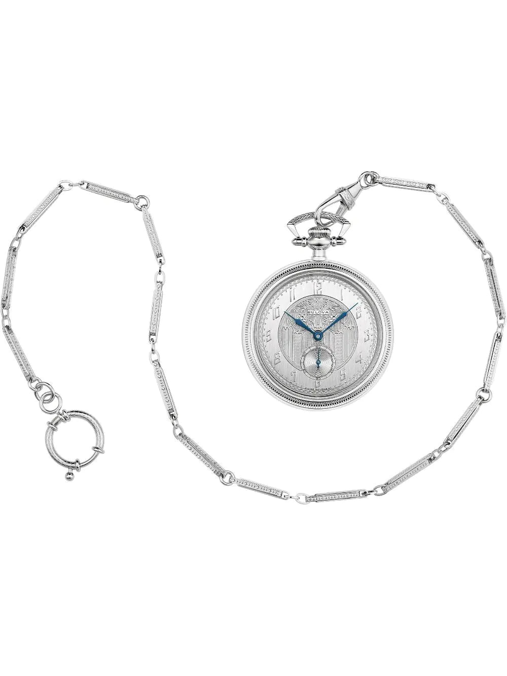 Bulova 96A325 150-year legacy Limited Edition Pocket Watch Automatic 45mm