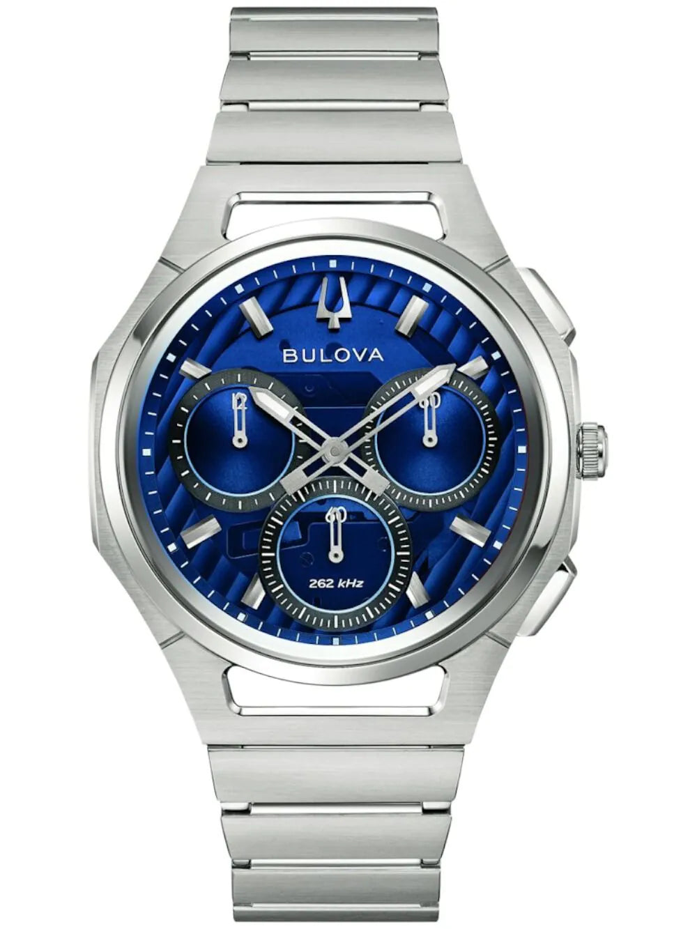 Bulova 96A339 Mens Watch Curv Chronograph 41mm 3ATM