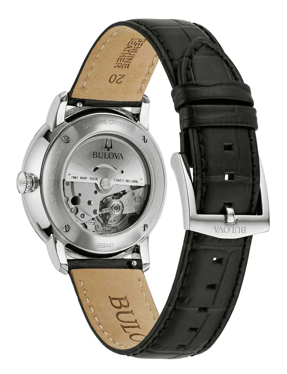 Bulova 96B441 Mens Watch Hudson Automatic 39mm 3ATM