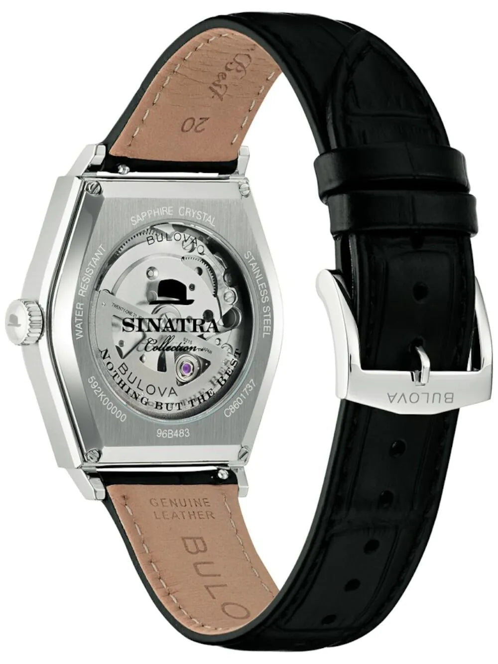 Bulova 96B483 Mens Watch Frank Sinatra Automatic 37mm 3ATM