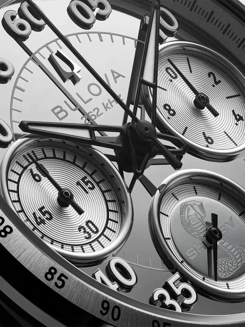 Bulova 96K118 Mens watch Shelby Racer Daytona Coupe Chronograph Limited Edition UHF 41mm 10ATM