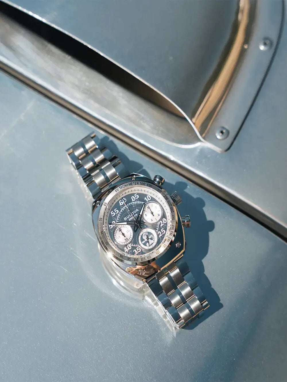 Bulova 96K118 Mens watch Shelby Racer Daytona Coupe Chronograph Limited Edition UHF 41mm 10ATM