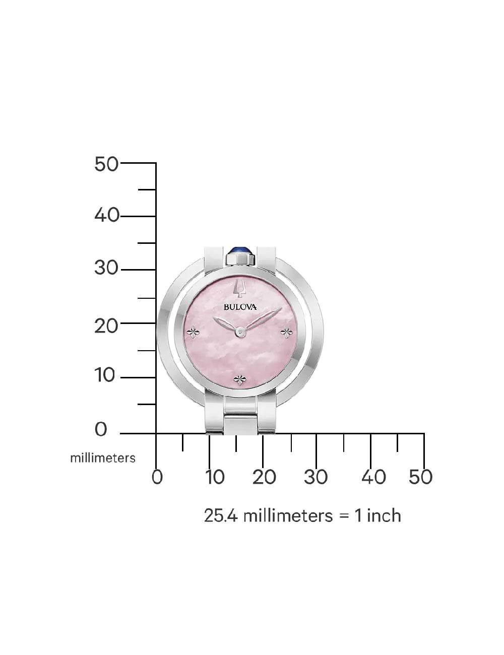 Bulova 96L338 Ladies Watch Rubaiyat 30,5mm 3ATM