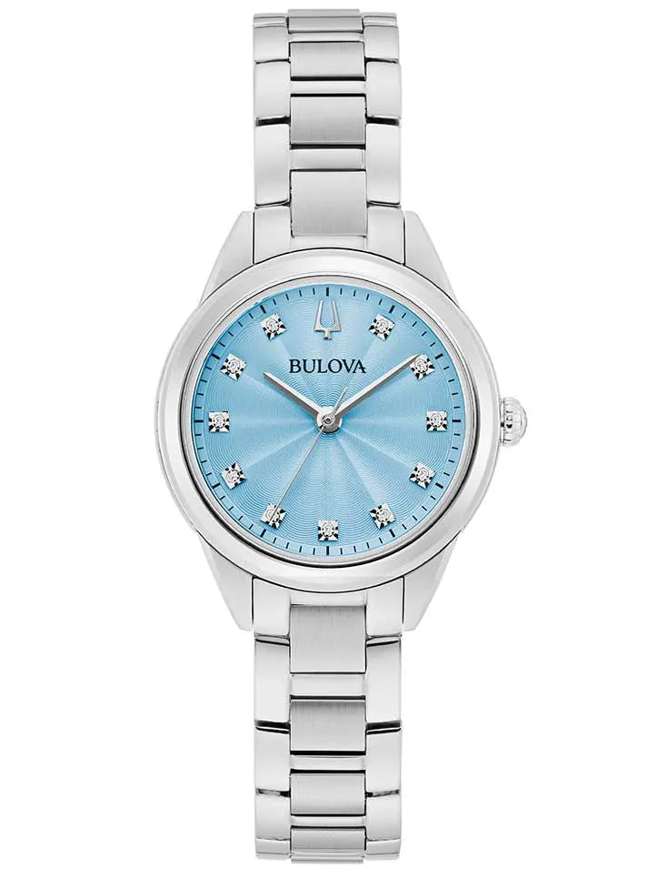 Bulova 96P250 Ladies Watch Sutton 28mm 3ATM