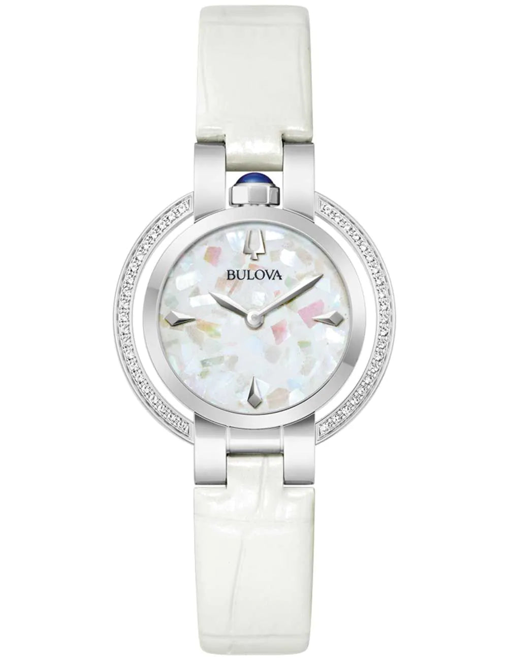 Bulova 96R254 Ladies Watch Rubaiyat Diamond Winter 0,25ct 30,5mm 3ATM