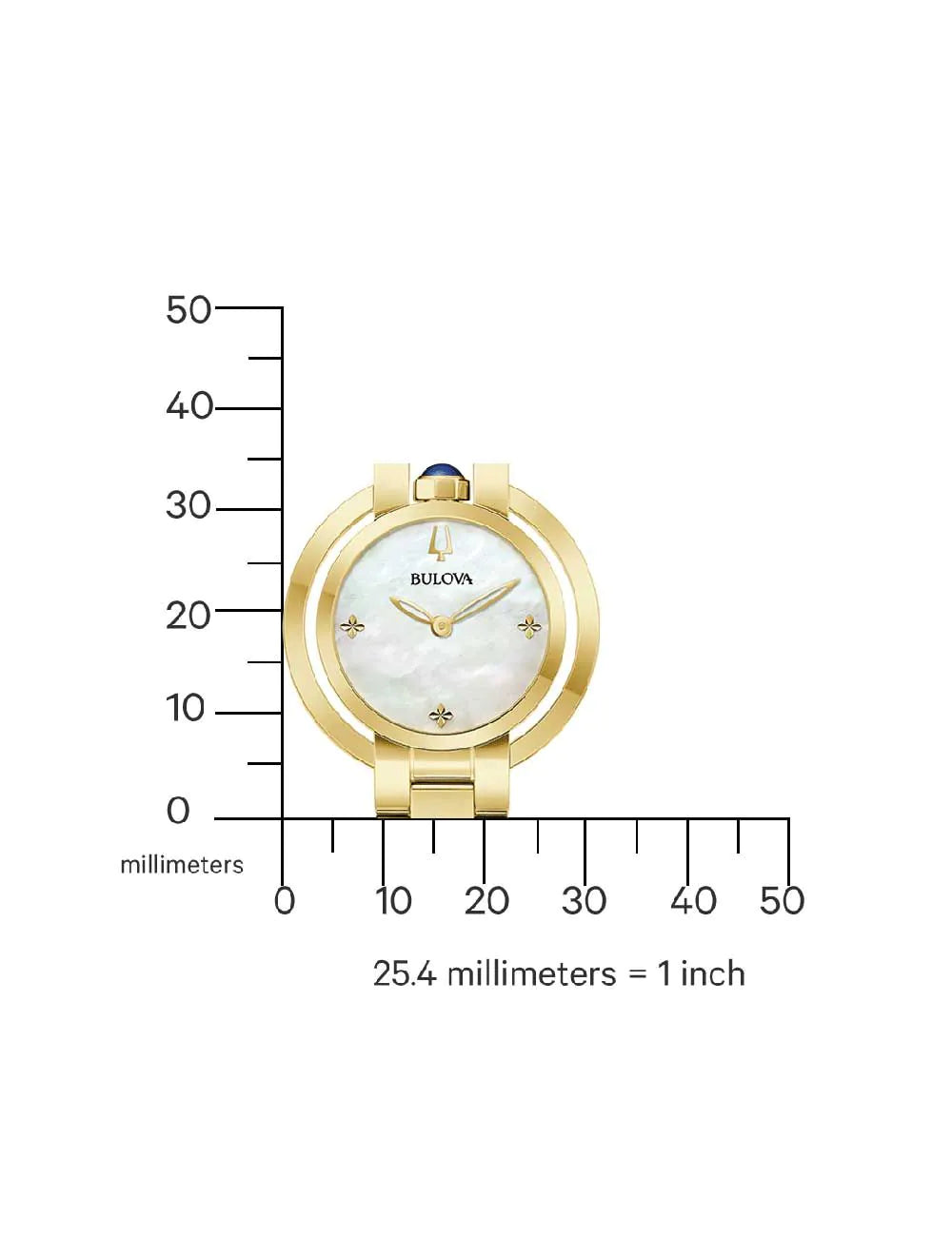 Bulova 97L181 Ladies Watch Rubaiyat 30,5mm 3ATM