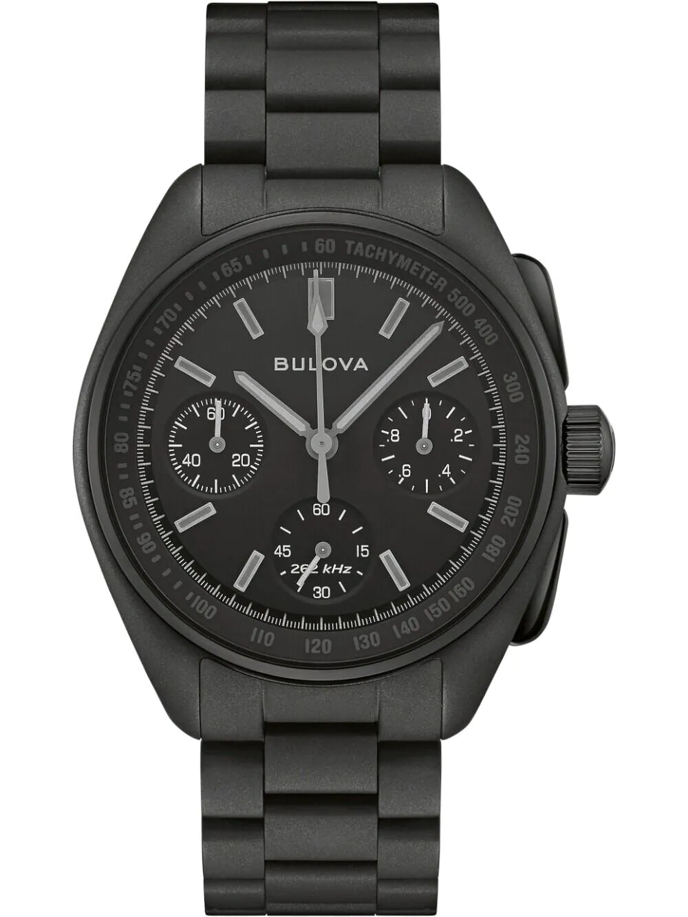 Bulova 98A335 Mens watch Lunar Pilot Black Hole Chronograph Limited Edition UHF 41mm 10ATM