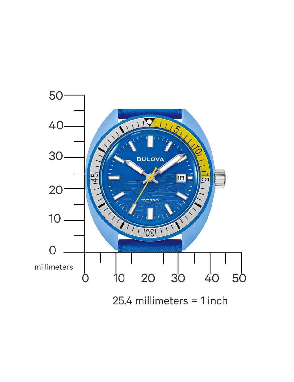 Bulova 98B445 Mens Watch Snorkel 41mm 10ATM
