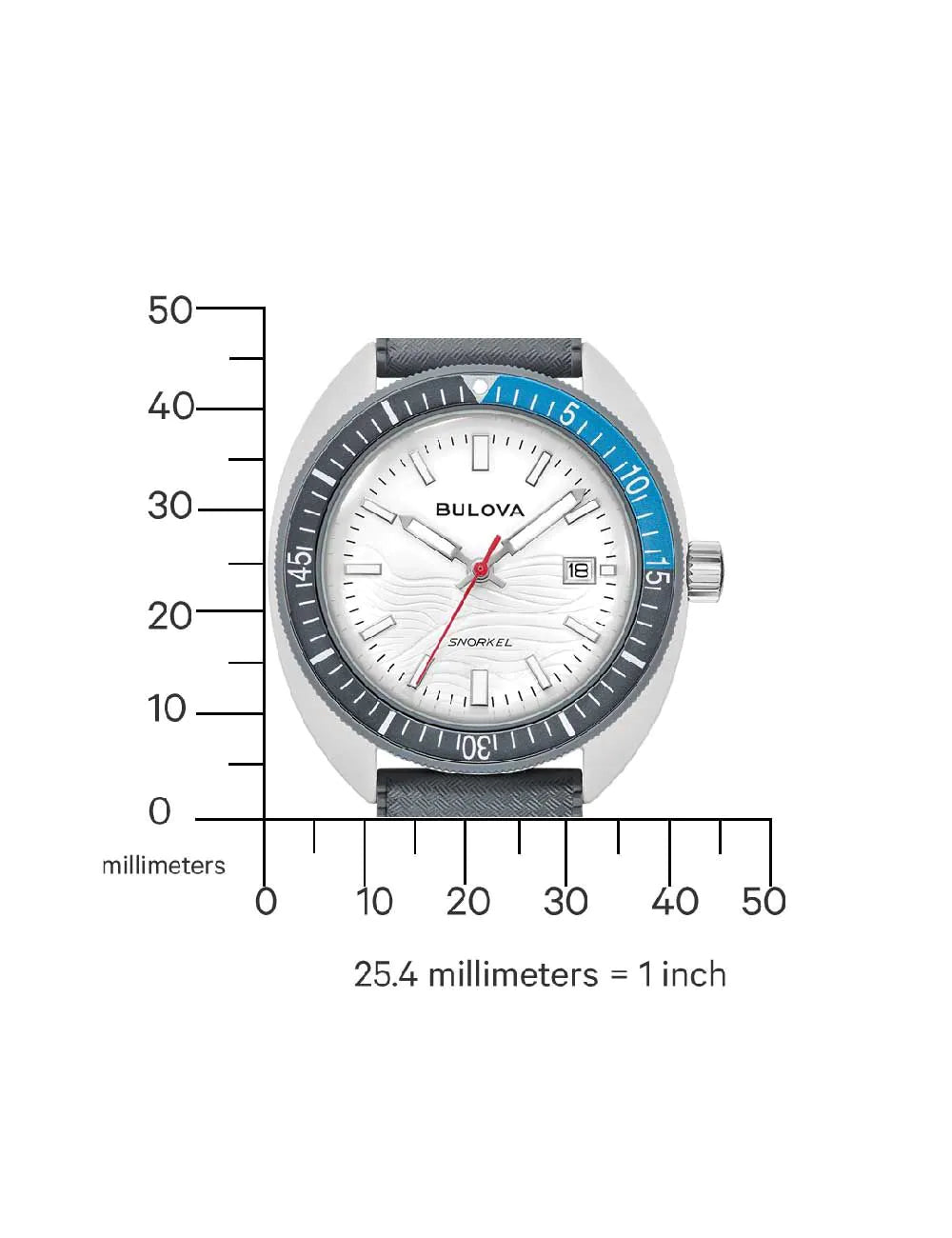 Bulova 98B449 Mens Watch Snorkel 41mm 10ATM