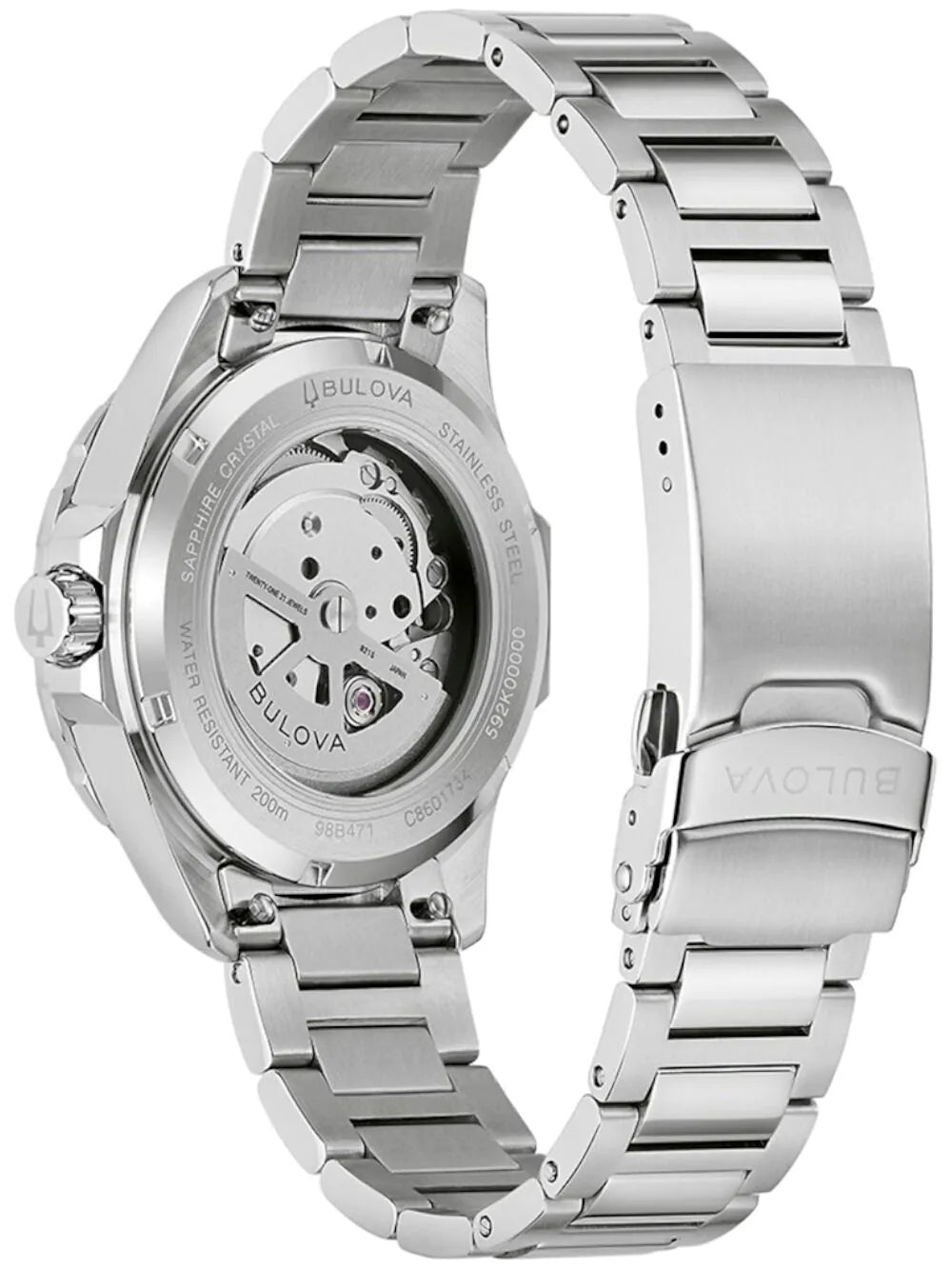 Bulova 98B471 Mens Watch Marine Star Automatic 41mm 20ATM