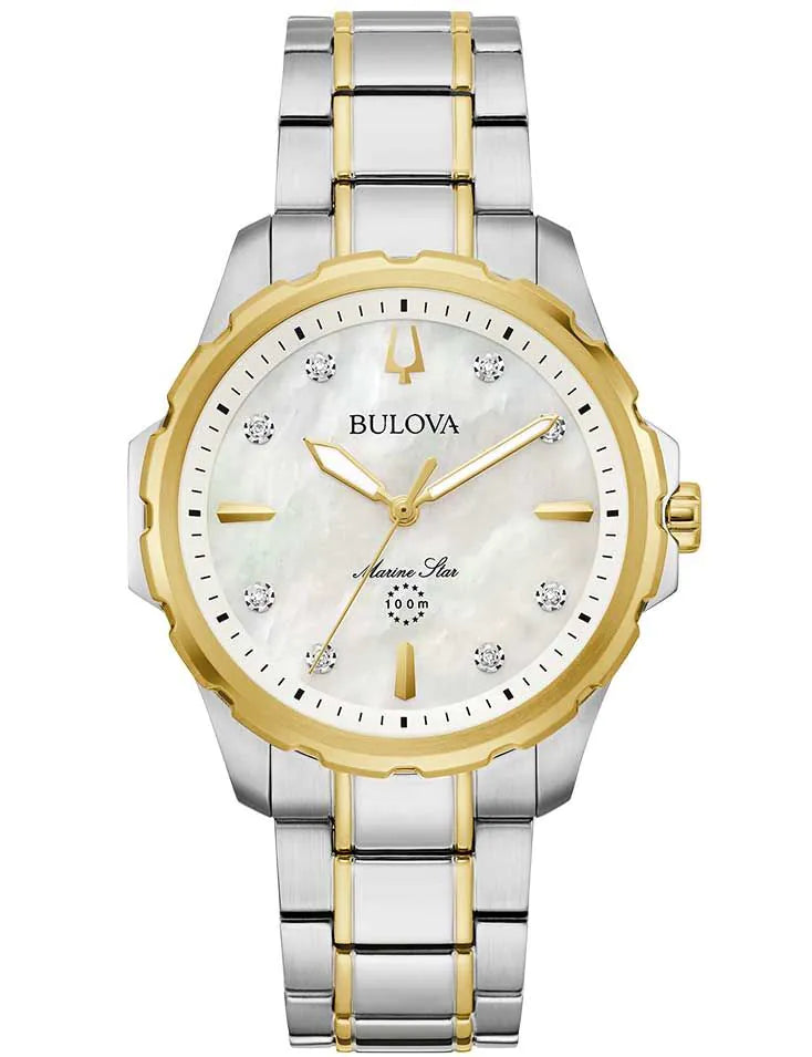 Bulova 98P227 Ladies Watch Marine Star 38mm 10ATM