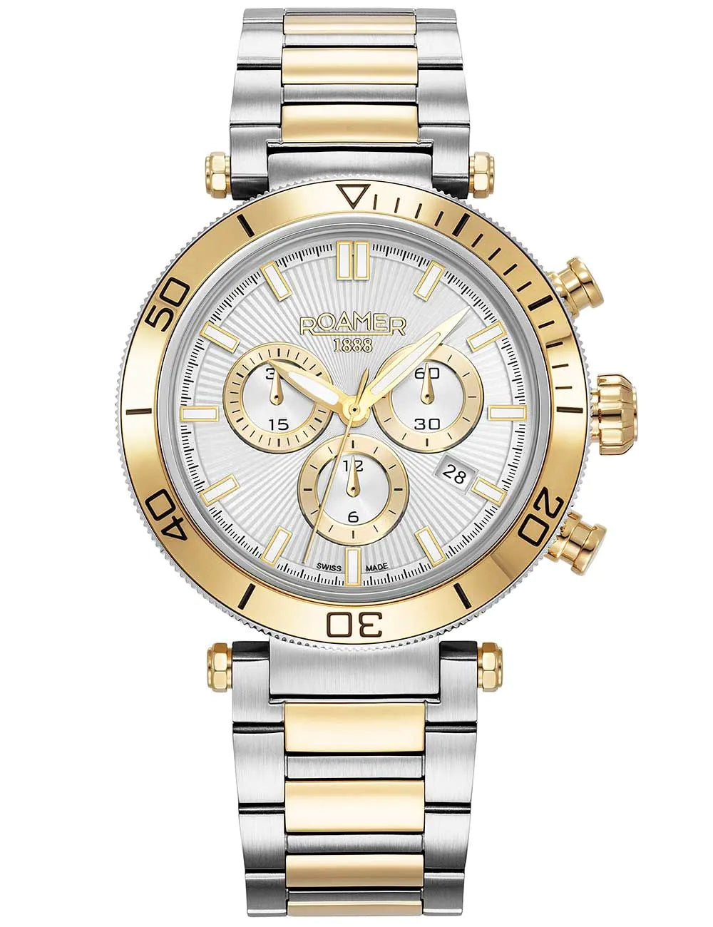 Roamer 994837 47 25 20 Mens Watch Toscana Chronograph 43mm 5ATM