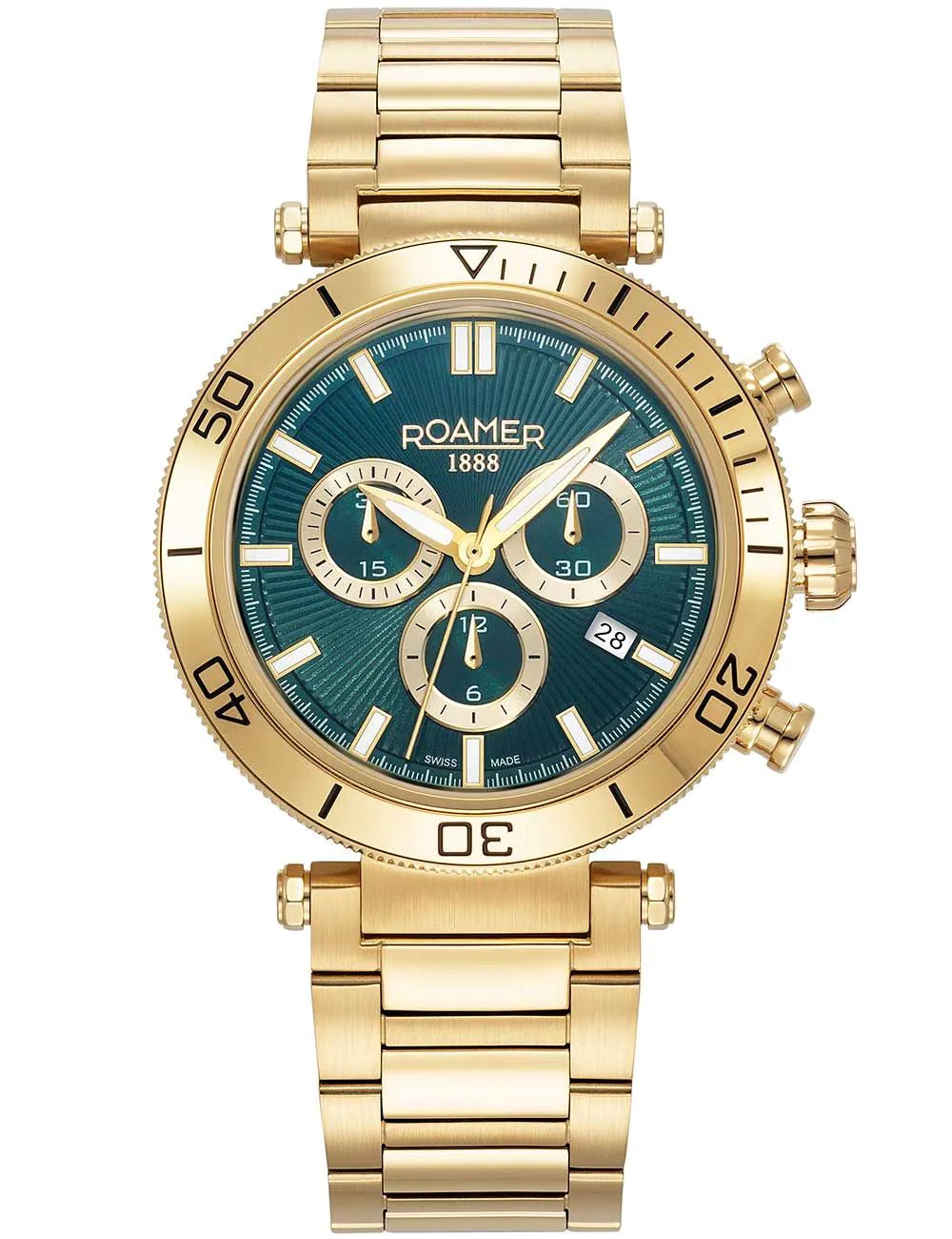 Roamer 994837 48 75 20 Mens Watch Toscana Chronograph 43mm 5ATM