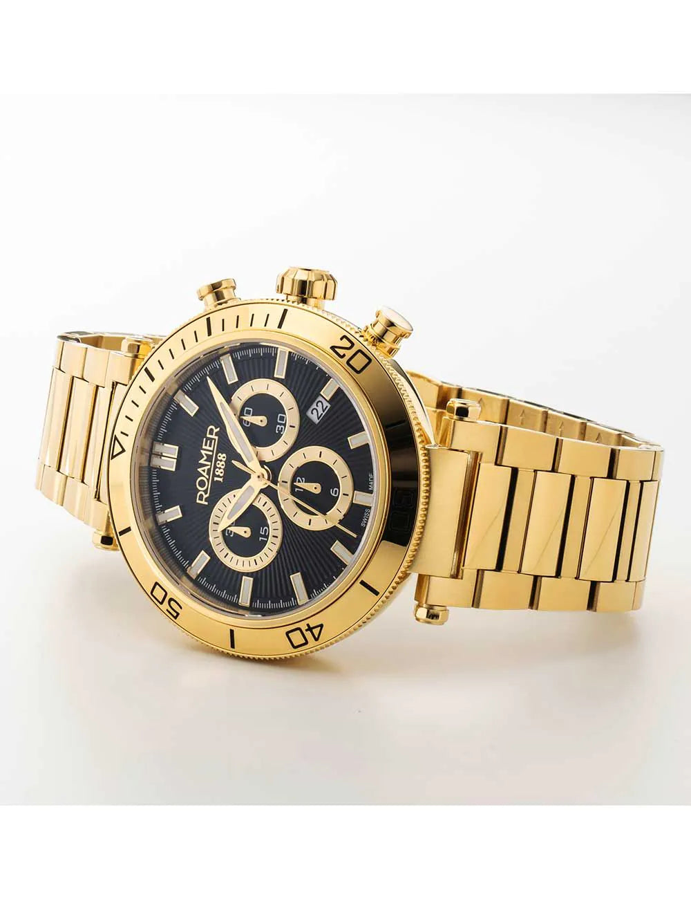 Roamer 994837 48 85 20 Mens Watch Toscana Chronograph 43mm 5ATM