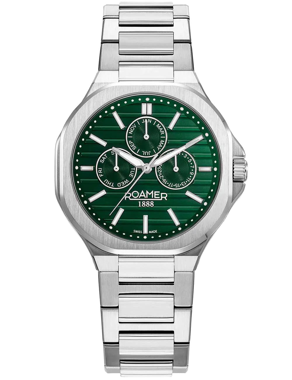 Roamer 995989 41 75 20 Mens Watch Spirit of Time full calendar 42mm 3ATM