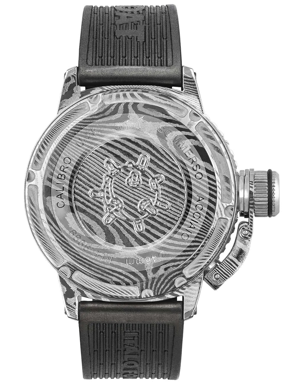 U-Boat 9999 Mens Watch Sommerso Damascus Automatic 46mm 30ATM