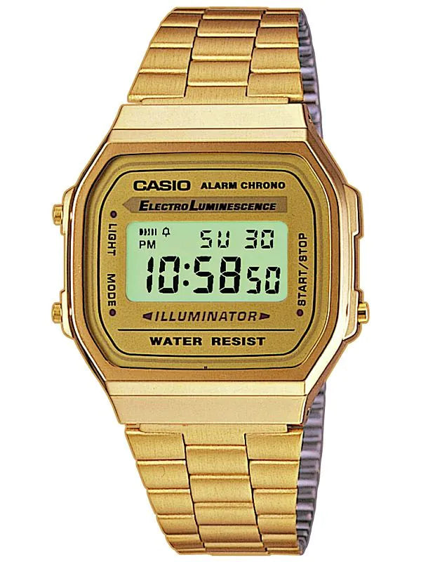 CASIO A168WG-9EF Collection Mens Watch 35mm 3 ATM