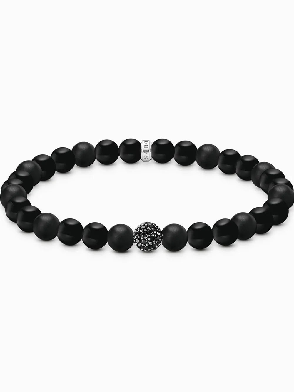 Thomas Sabo A2194-705-11-L21 Unisex Bracelet Obsidian black