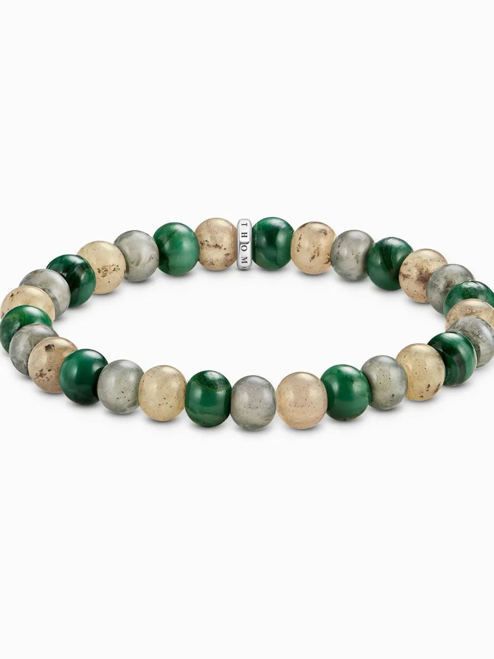 Thomas Sabo A2196-503-6-L19 Unisex Bracelet Jasper, Jade and Labradorit