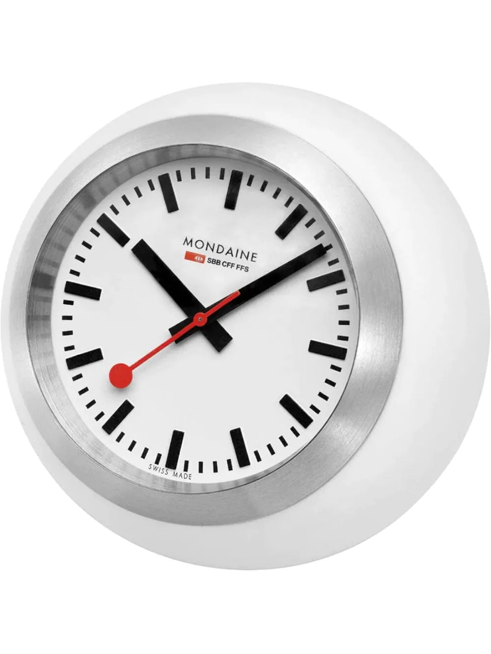 Mondaine A660.30335.16SBA White Table clock 60mm 30ATM
