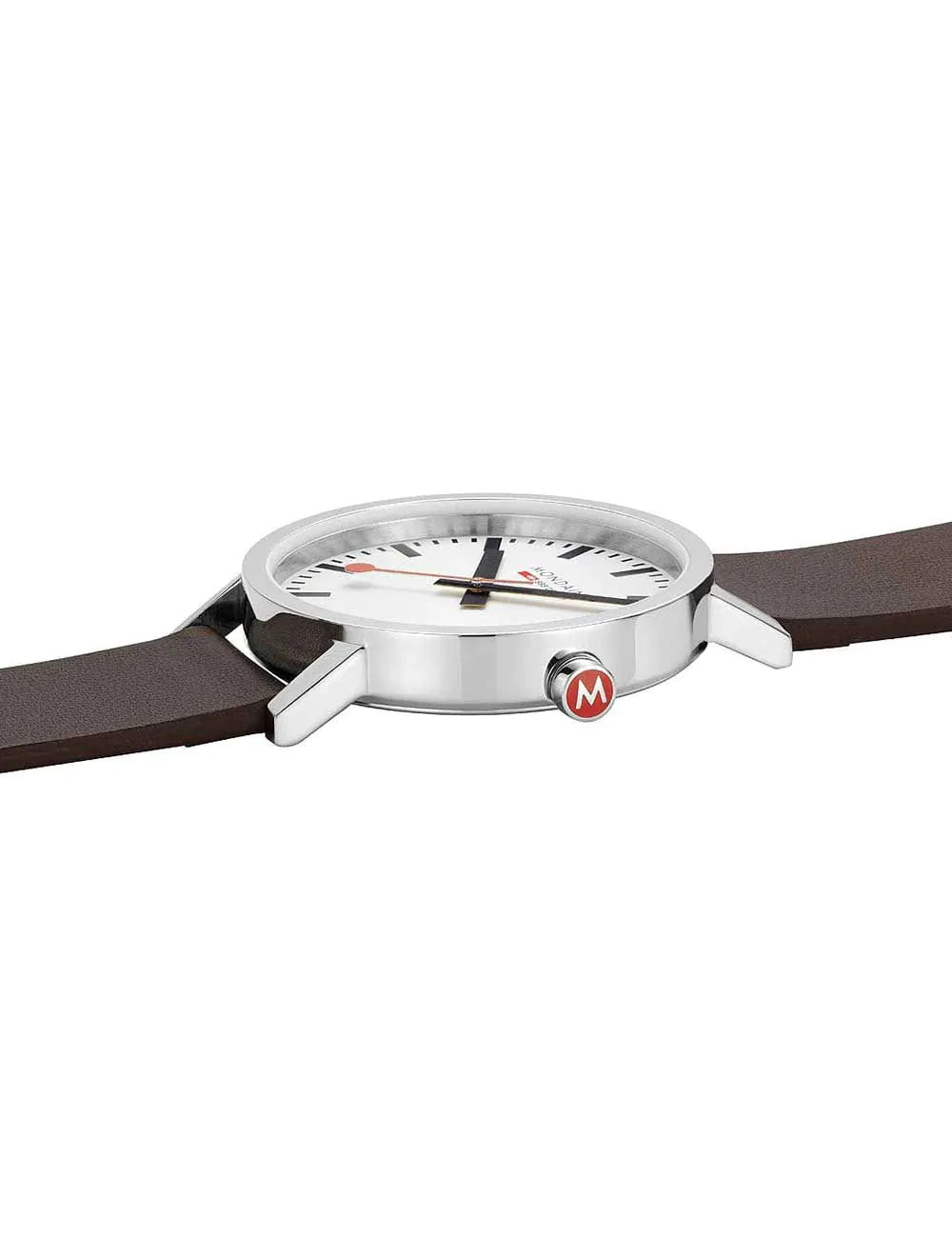 Mondaine A660.30360.11SBGV Mens Watch Classic SBB vegan 40mm 3ATM