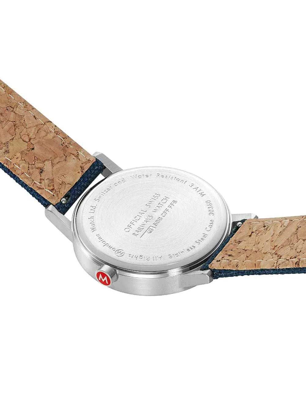 Mondaine A660.30360.40SBD Mens Watch Classic SBB recyc. Textile 40mm 3ATM