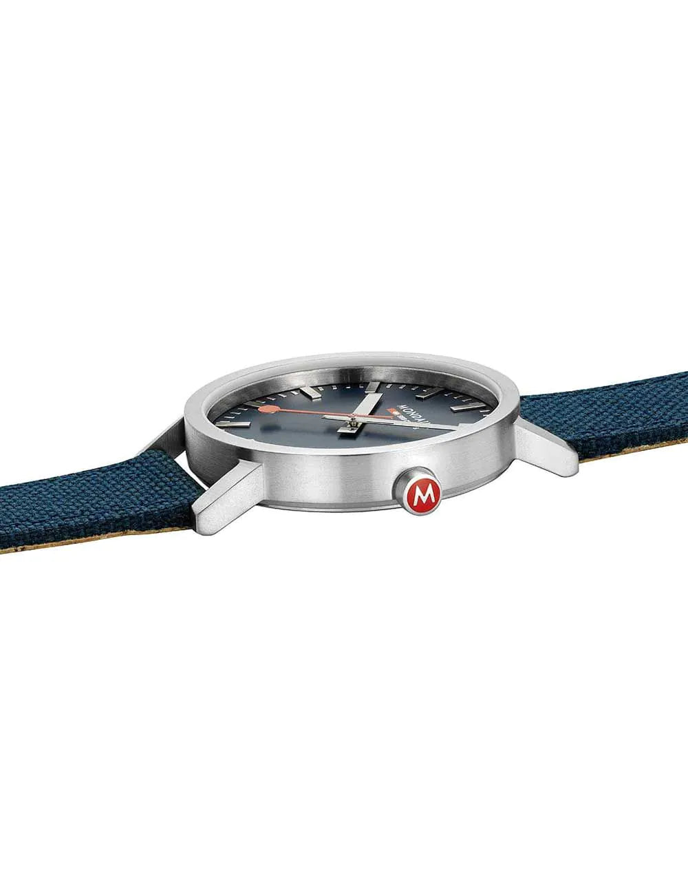 Mondaine A660.30360.40SBD Mens Watch Classic SBB recyc. Textile 40mm 3ATM