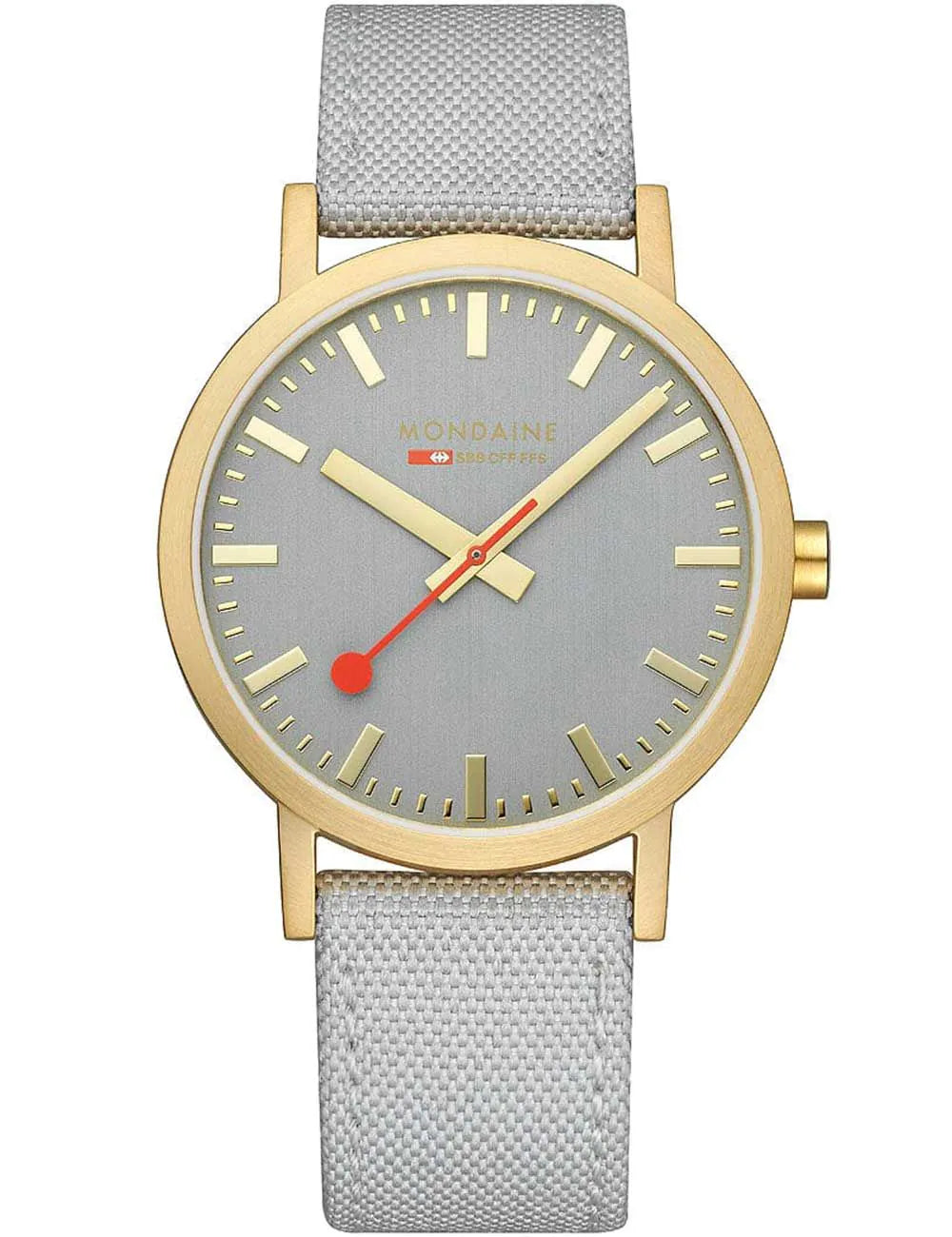 Mondaine A660.30360.80SBU Classic Gray And Gold 40mm 3ATM