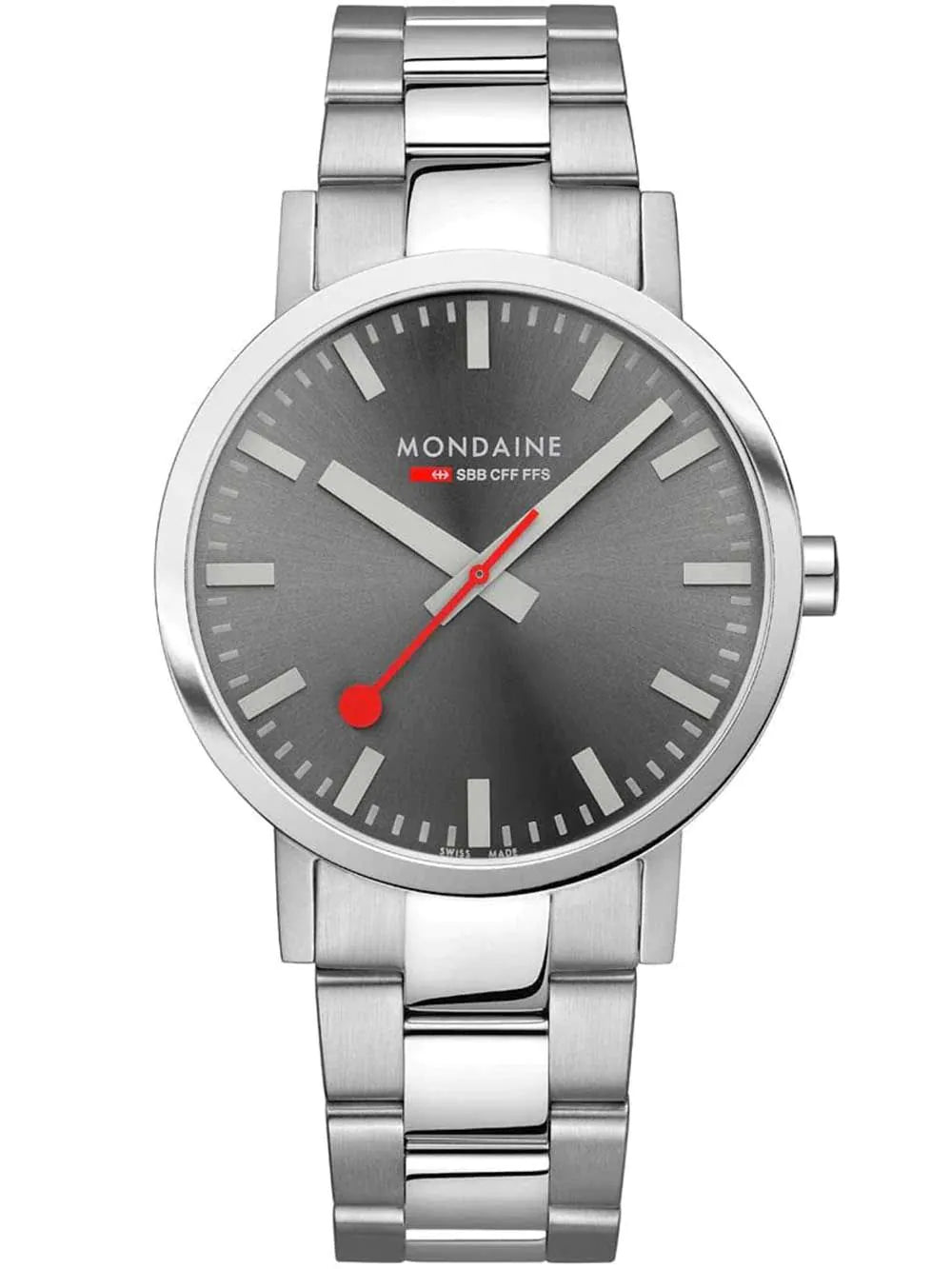 Mondaine A660.30360.81SBJ Mens Watch SBB Classic 40mm 5ATM