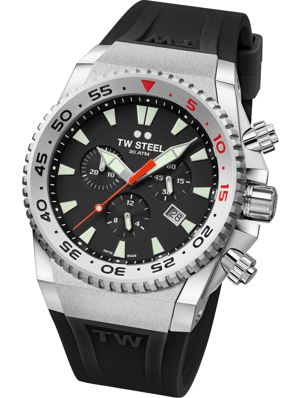 TW-Steel ACE400 Ace Diver Chronograph Mens Watch 44mm 30ATM