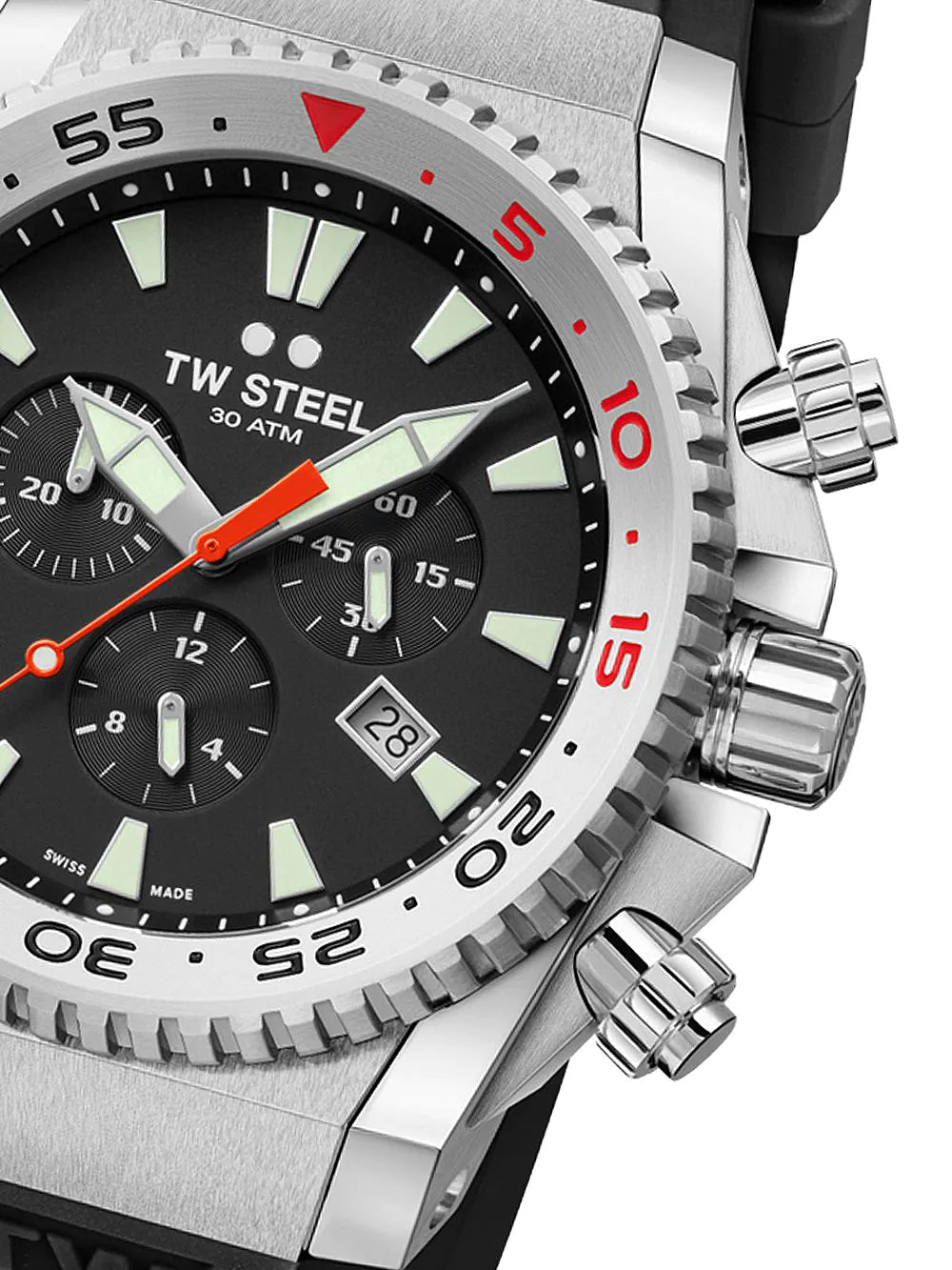 TW-Steel ACE400 Ace Diver Chronograph Mens Watch 44mm 30ATM