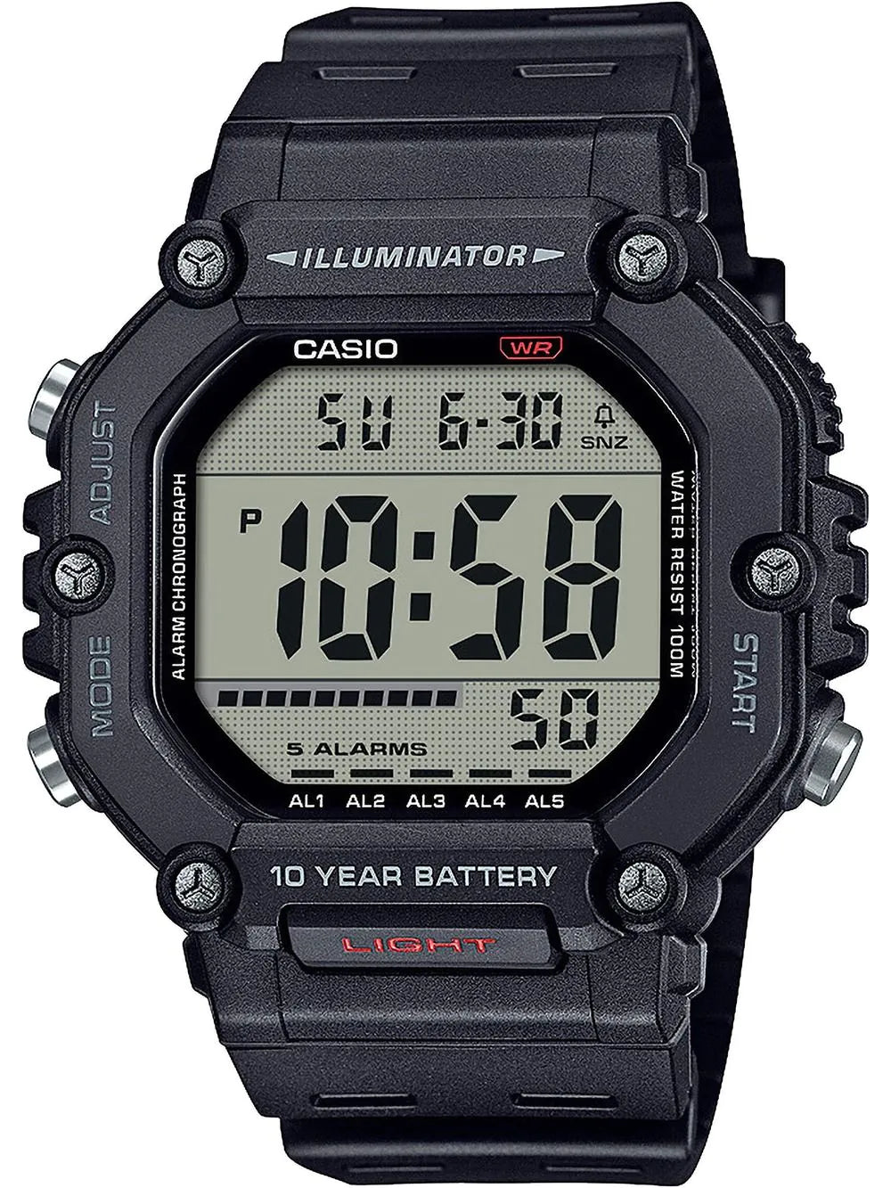 Casio AE-1600H-1AVEF Mens Watch Timeless Collection 50mm 10ATM