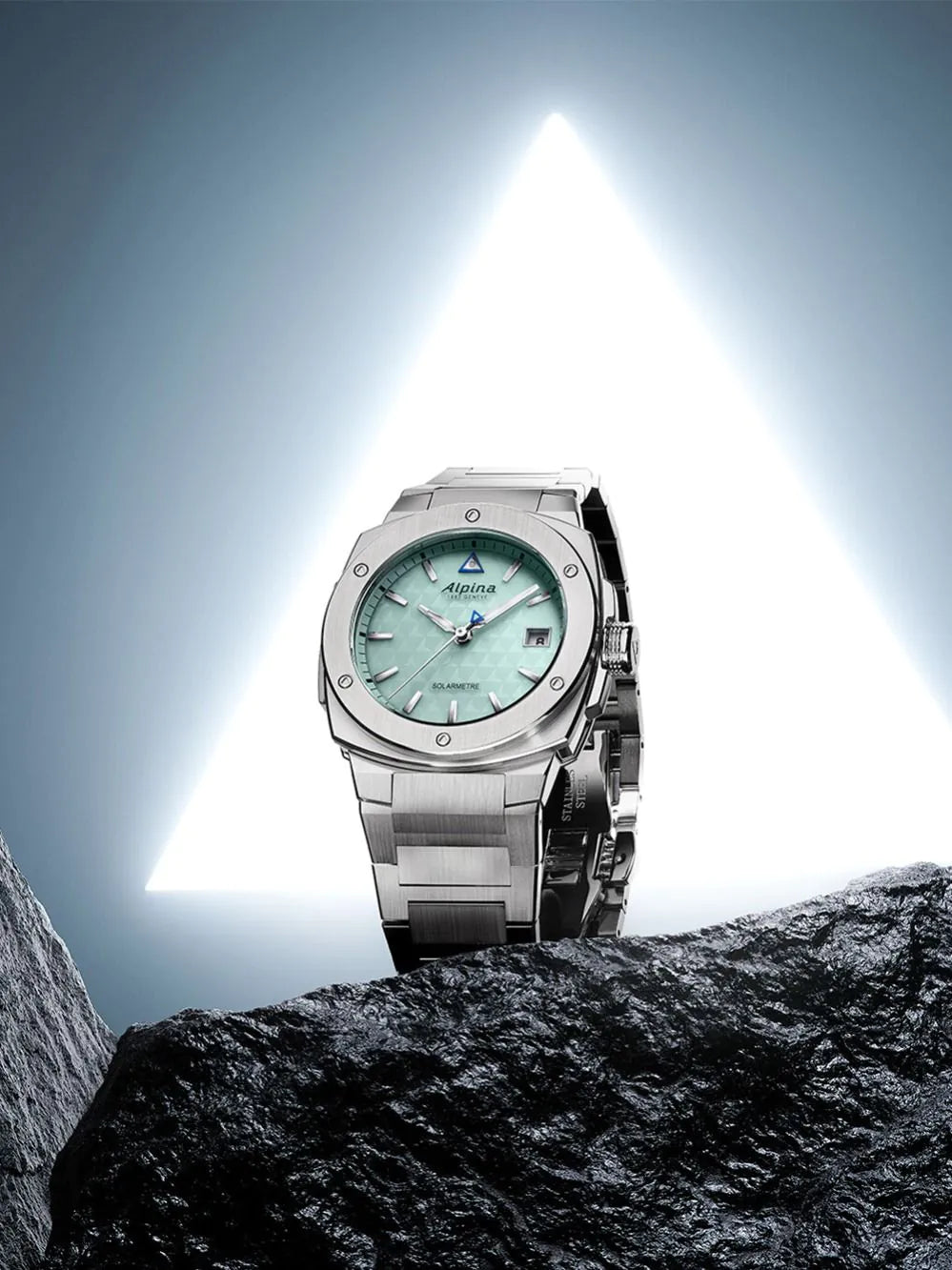 Alpina AL-140LGR3AE6B Mens Watch Alpiner Extreme Solarmetre 38mm 10ATM