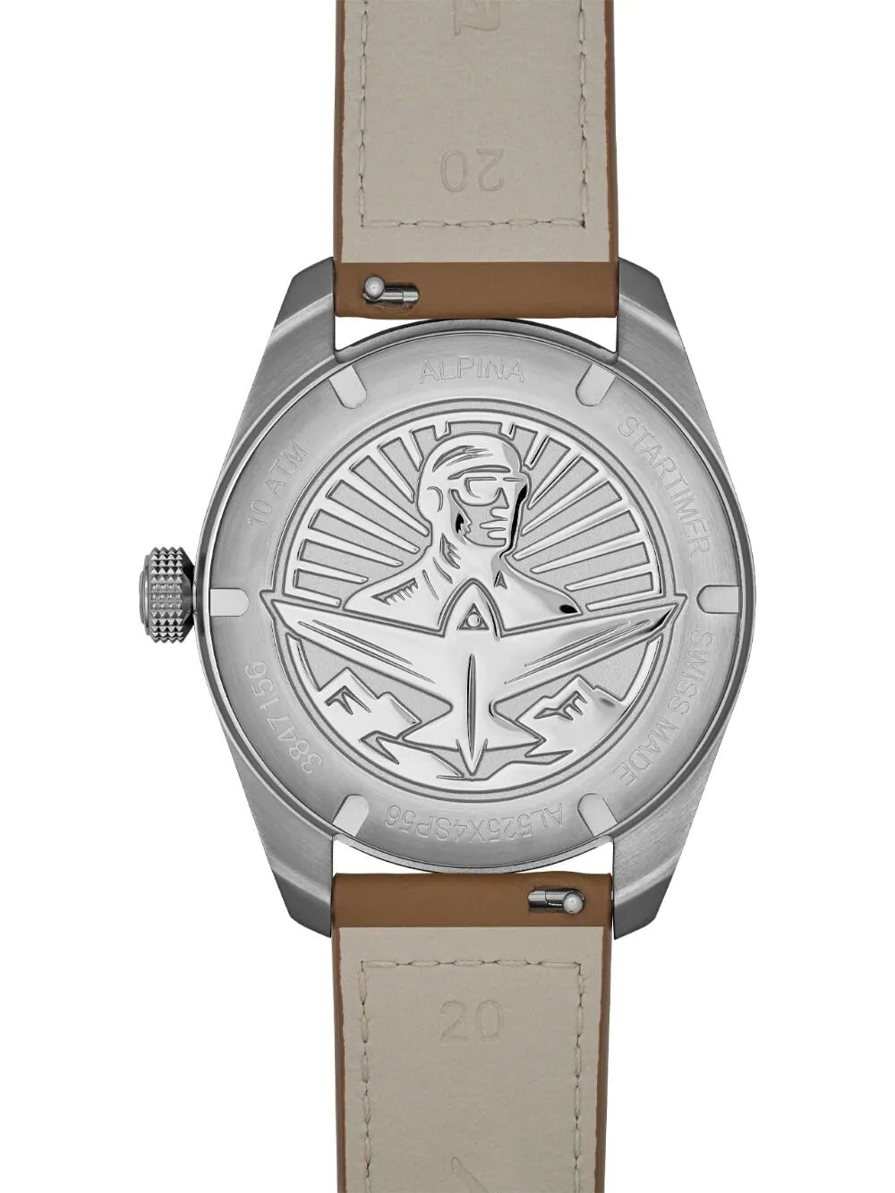 Alpina AL-525NW4S36 Mens watch Pilot Automatic 40mm 10ATM
