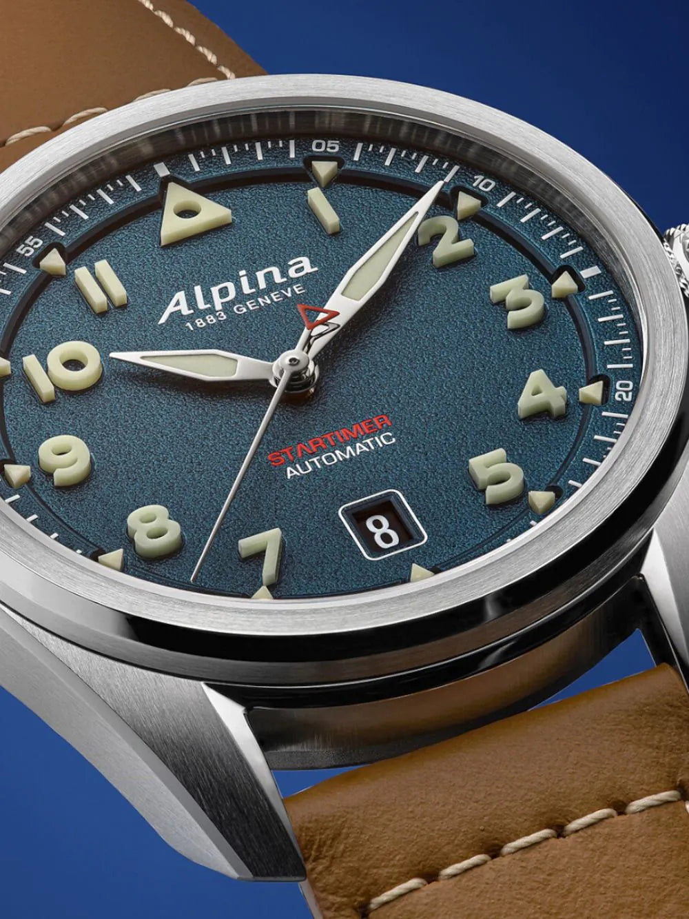 Alpina AL-525NW4S36 Mens watch Pilot Automatic 40mm 10ATM