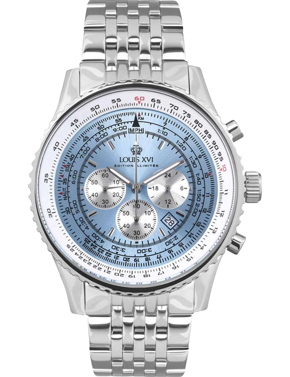 Louis XVI LXVI3421 Mens Watch Artagnan Chrono Limited 48mm 5ATM