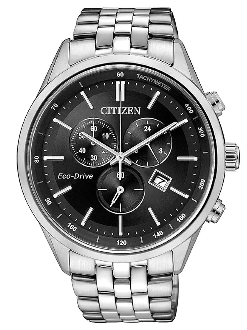 Citizen AT2141-87E Eco-Drive Sports Chronograph Mens Watch 42mm 10 ATM