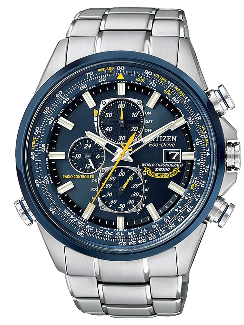 Citizen AT8020-54L Promaster-Sky Blue-Angels Mens Watch Chronograph 44mm 20 ATM