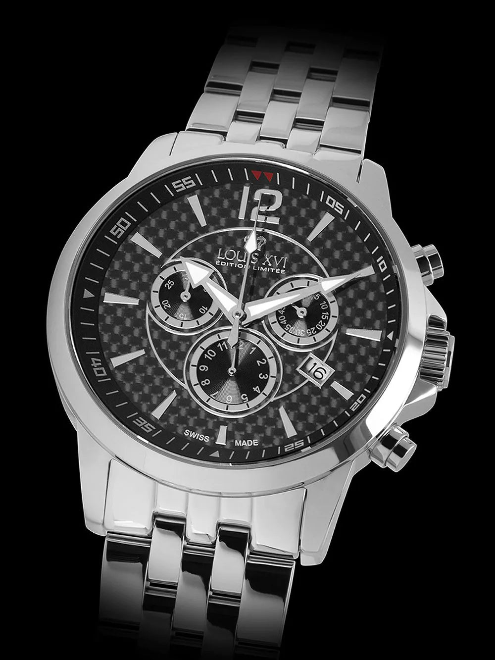Louis XVI LXVI801 Athos Chronograph Mens Watch 43mm 5ATM
