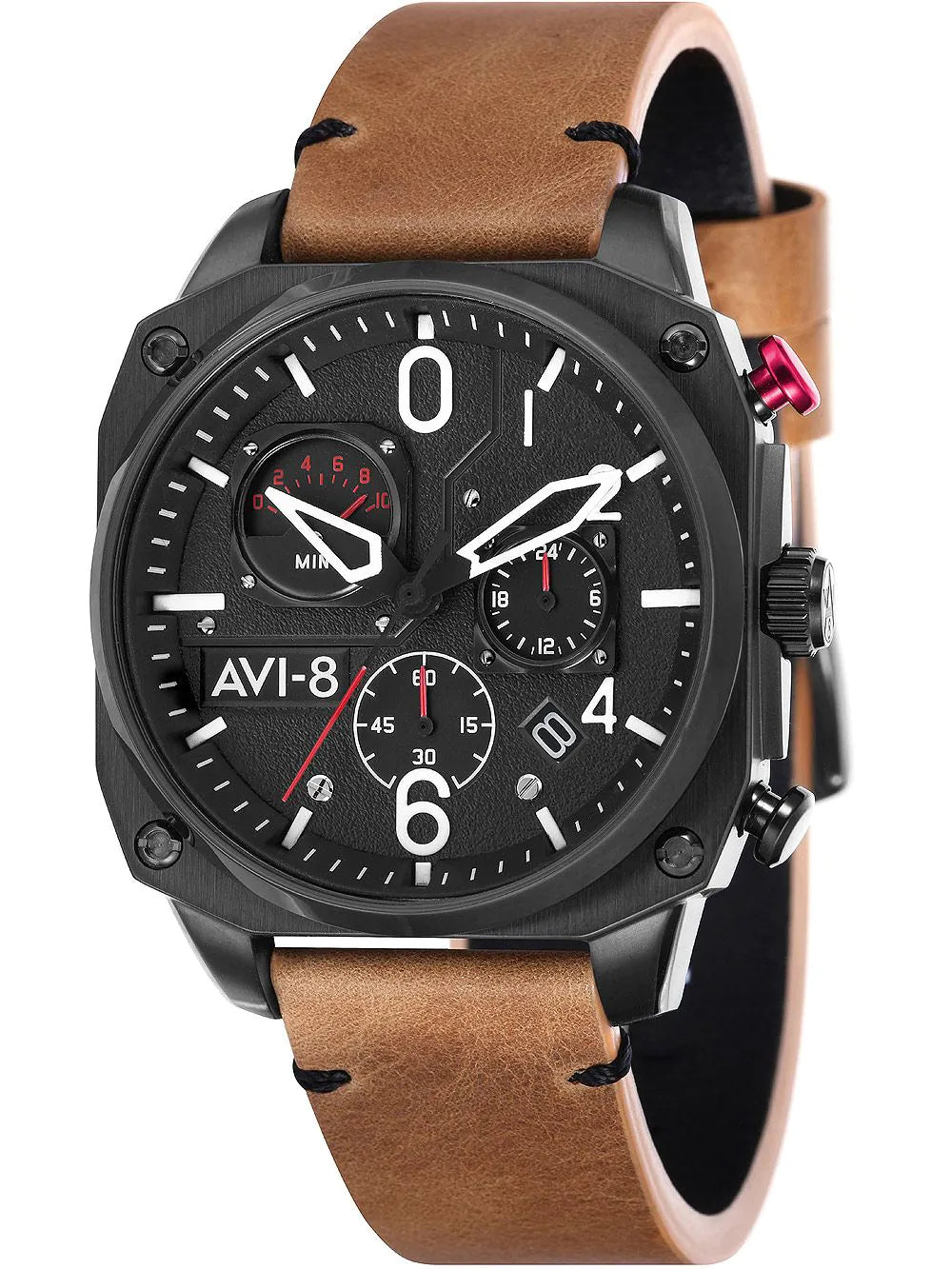 AVI-8 AV-4052-02 Hawker Hunter Chronograph Mens Watch 45mm 5ATM