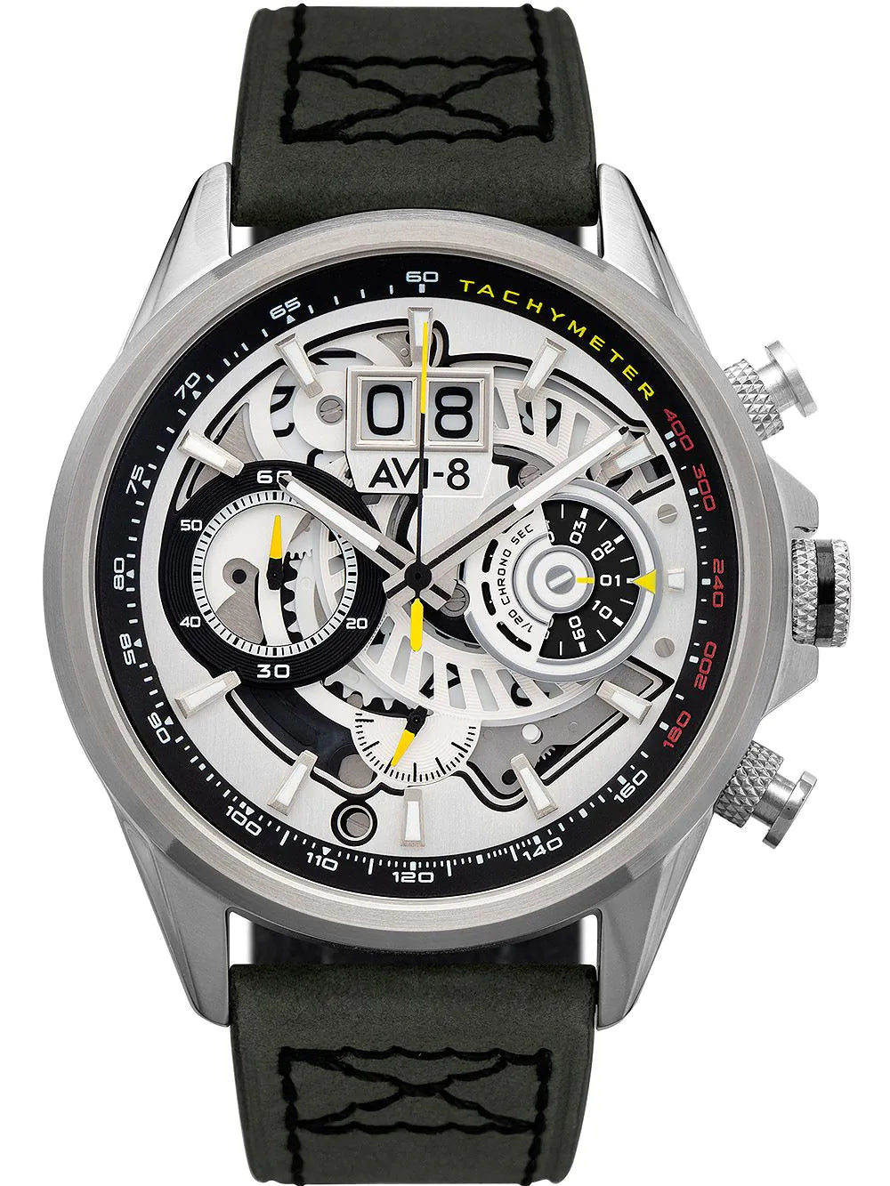 AVI-8 AV-4065-01 Hawker Harrier Chronograph Mens Watch 45mm 5ATM