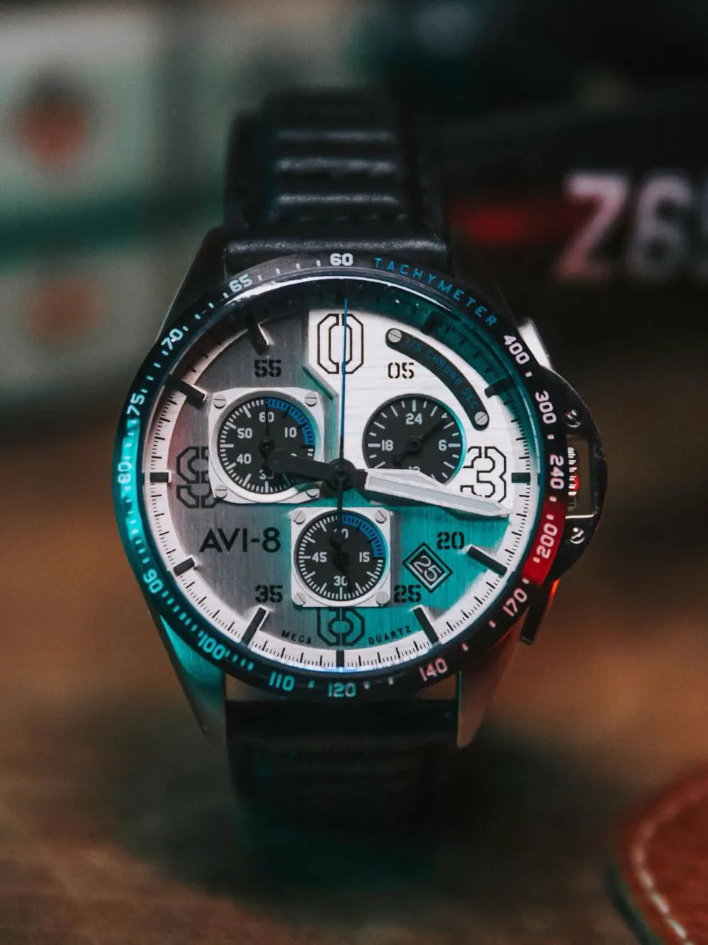 AVI-8 AV-4077-01 P-51 Mustang Chronograph 43mm 5ATM
