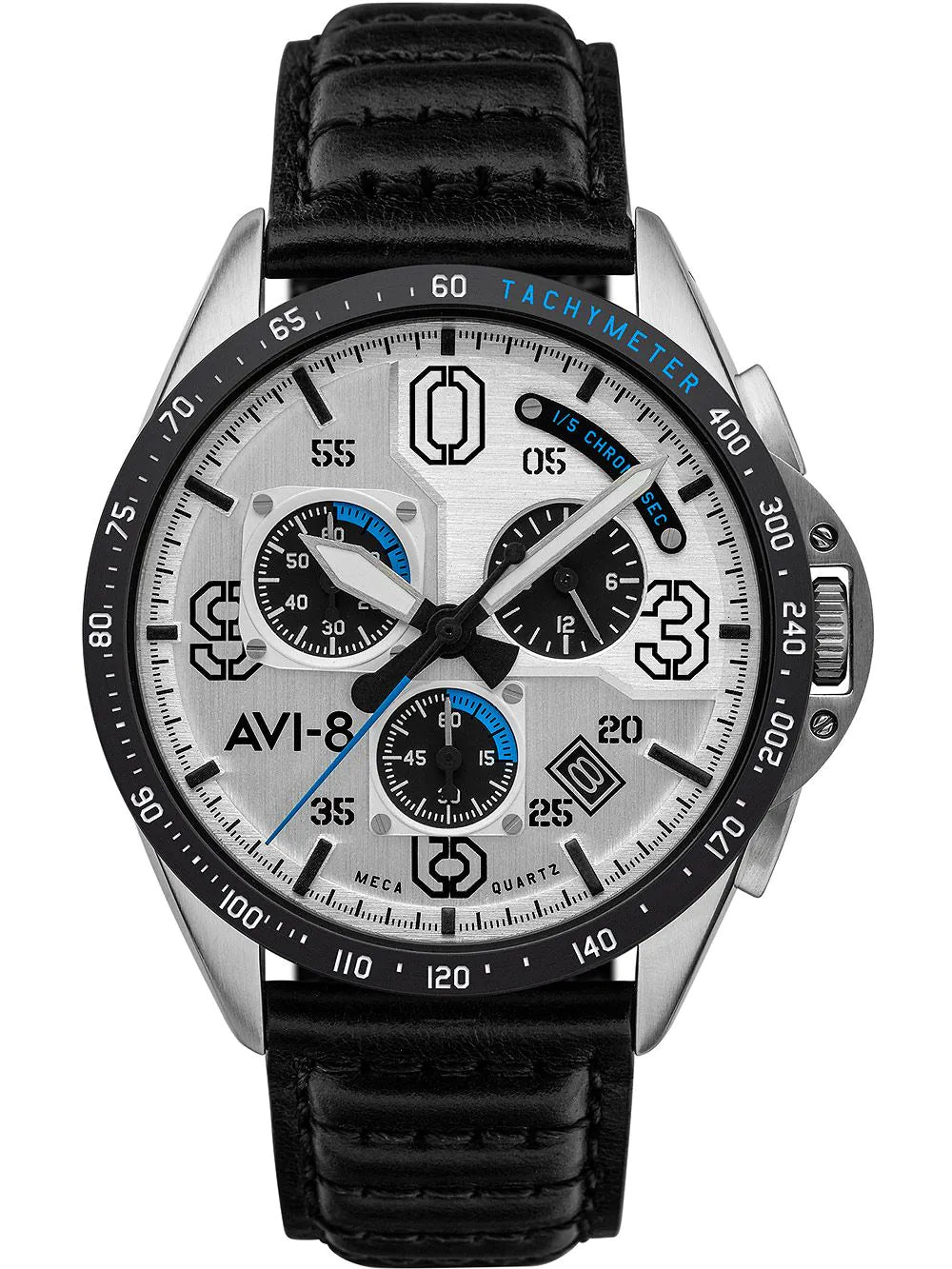 AVI-8 AV-4077-01 P-51 Mustang Chronograph Mens Watch 43mm 5ATM