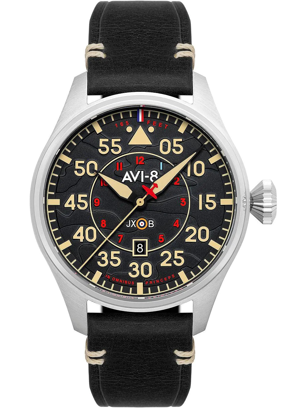 AVI-8 AV-4097-03 Pilot Hawker Hurricane Automatic Mens Watch 46mm 5ATM